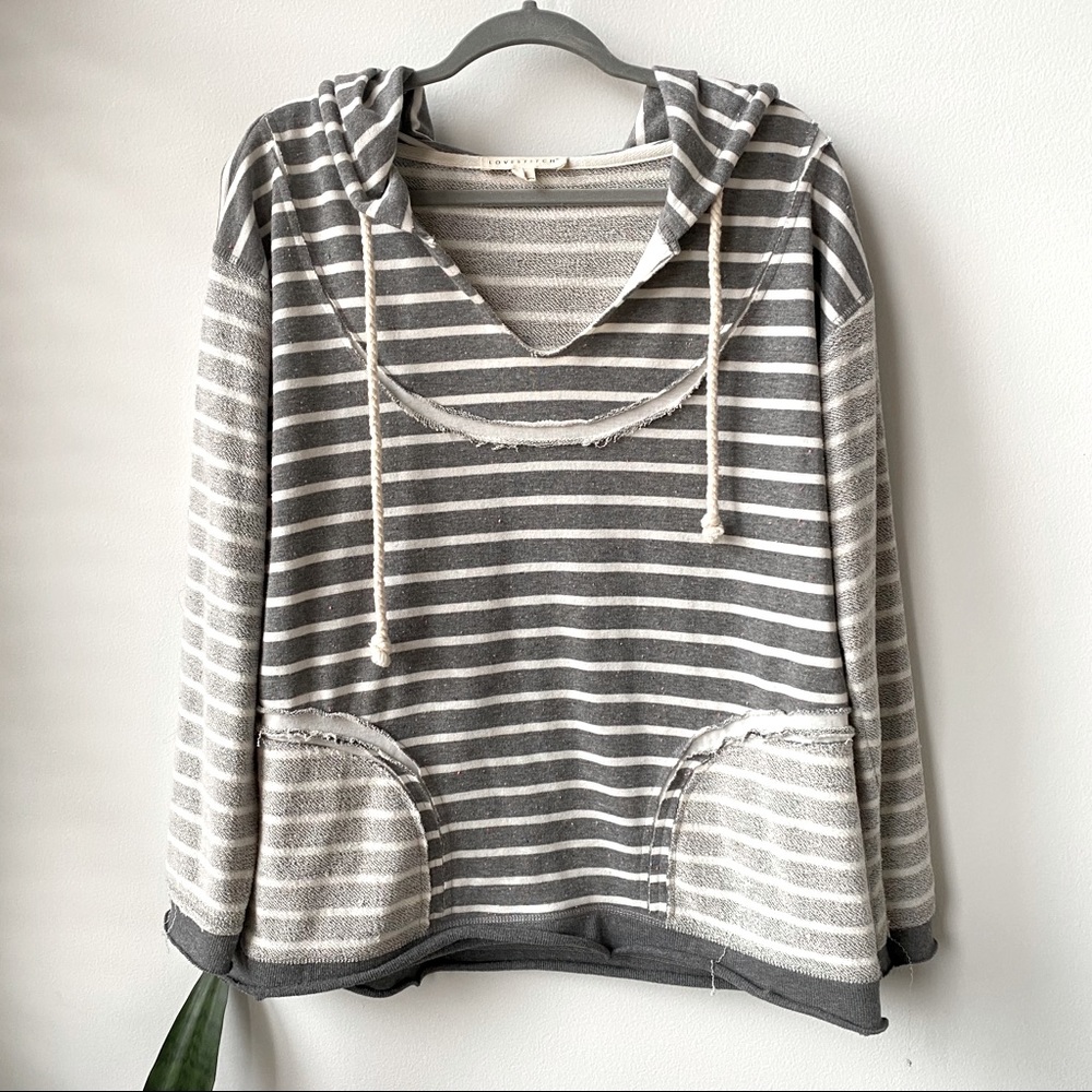 Lovestitch Terry Hooded Pullover